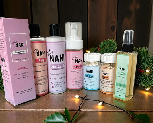 My Nani Balanced Babe Bundle Complete Body Care | Balanced Babe Self Care & Confidence Kit | Mind Body Balance Feminine Care Bundle | Confidence Boosting Body Care Set | Everyday Wellness & Body Care Babe Bundle