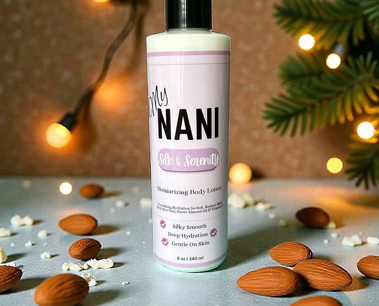 My Nani Silk & Serenity Moisturizing Body Lotion | Hydrating & Smooth Body Lotion My Nani | Gentle Moisture Body Care Lotion | Silky Soft Skin Lotion for Women | My Nani Daily Moisturizing & Nourishing Lotion