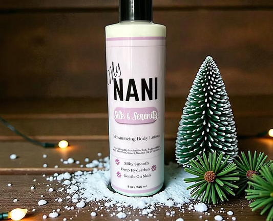 My Nani Silk & Serenity Moisturizing Body Lotion | Hydrating & Smooth Body Lotion My Nani | Gentle Moisture Body Care Lotion | Silky Soft Skin Lotion for Women | My Nani Daily Moisturizing & Nourishing Lotion